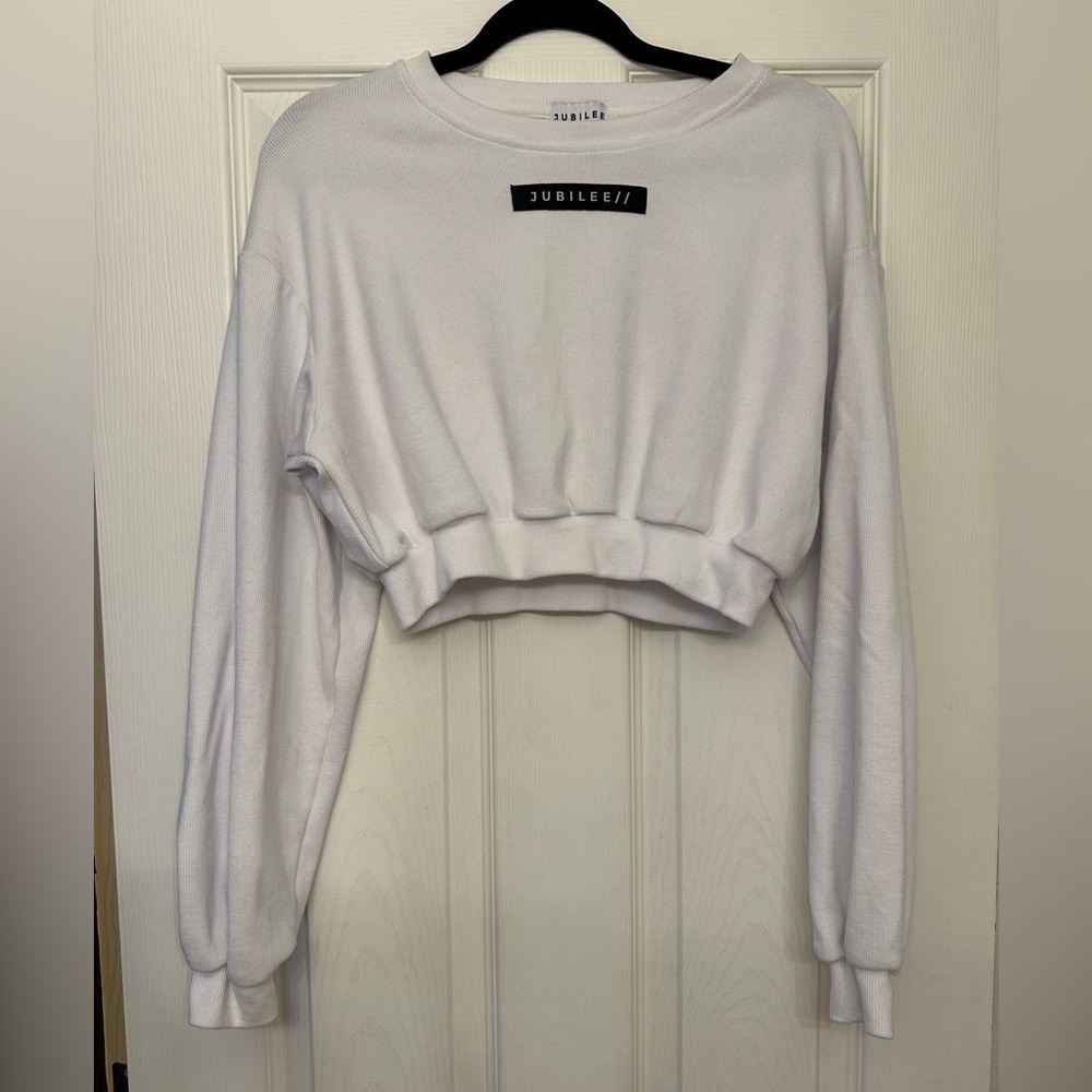 Jubilee Cropped Heavy Weight Sweatshirt - Sustainable